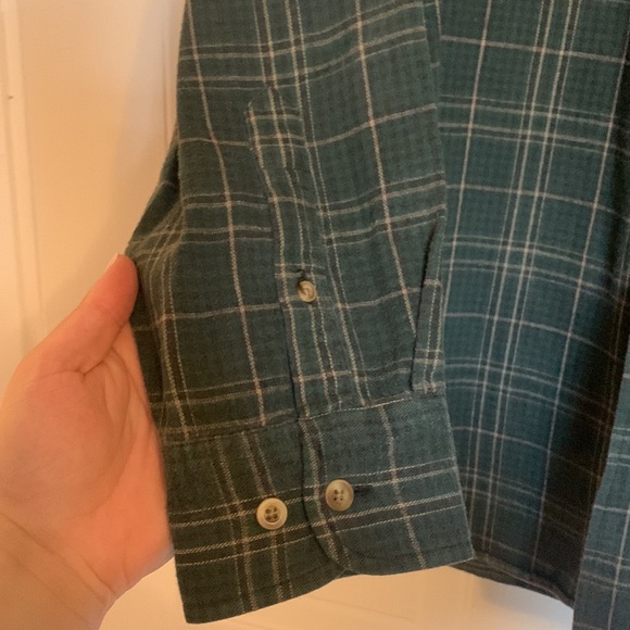 LF Furst Of a Kind Plaid Lace-Up vintage Flannel - Picture 4 of 5